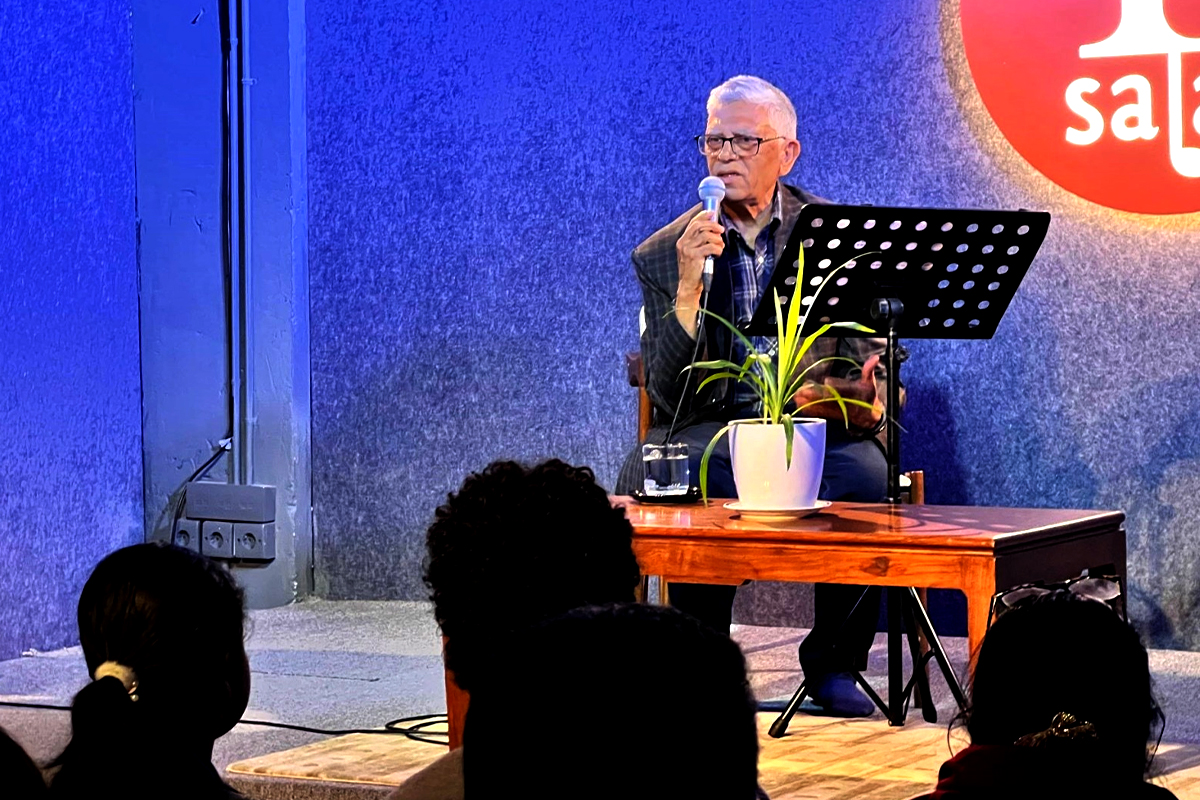 Narayan Dhakal Unveils Sixth Novel Jagajjanani Usko Aamaako Naam Hoina at Kathmandu Ceremony