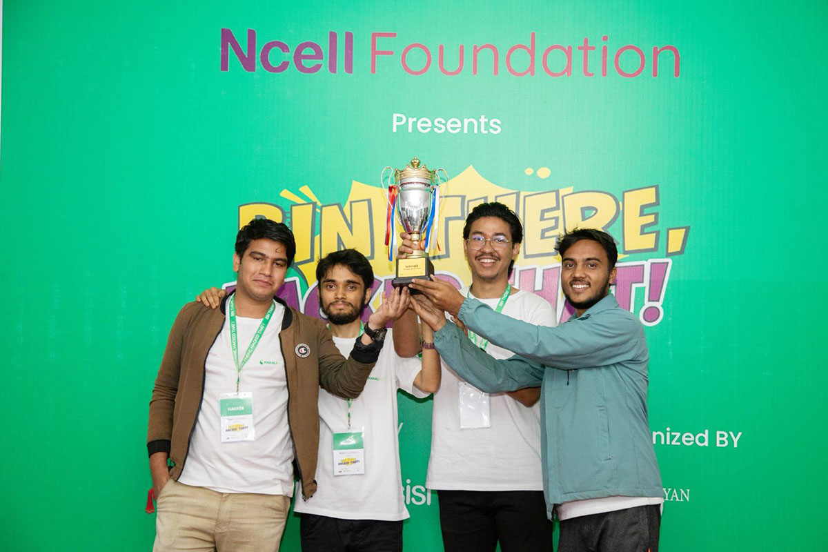 Ncell Foundation hosts 'BIN THERE, HACKED THAT!' waste hackathon on World Environment Day