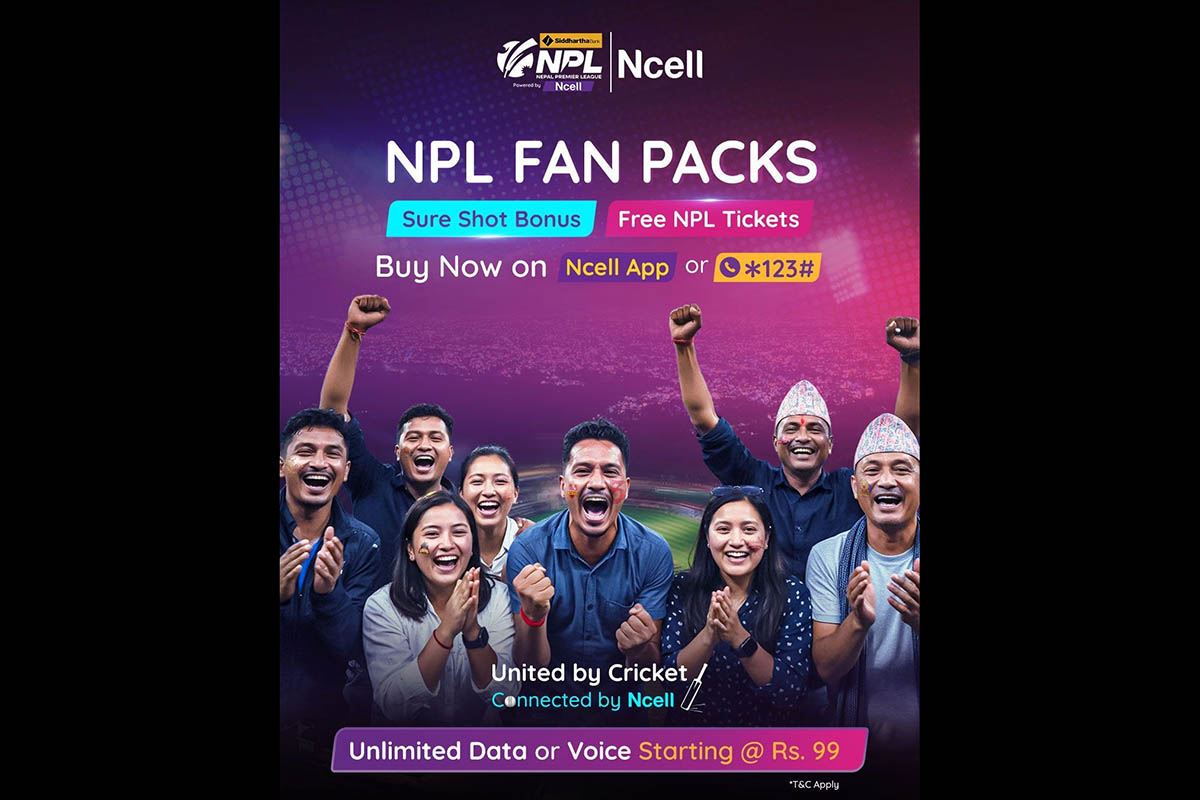 Ncell launches NPL fan packs offering free daily bonuses