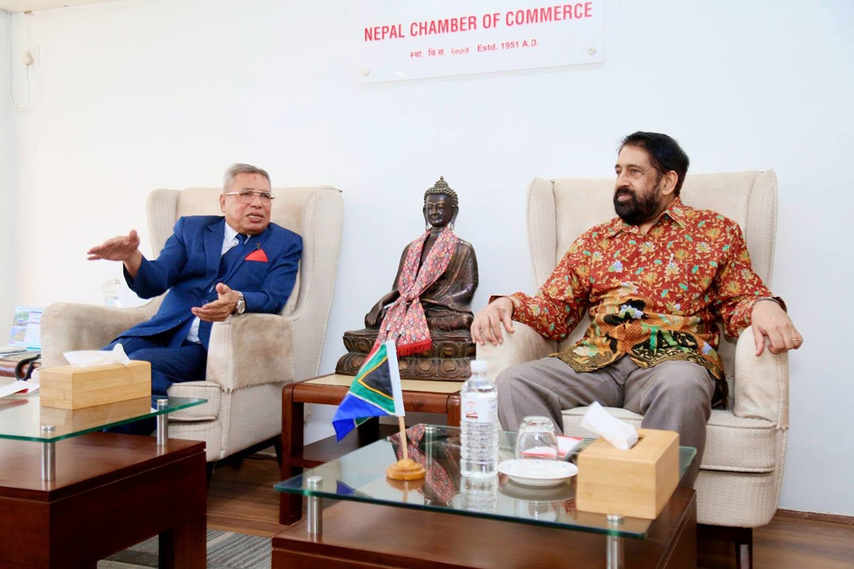 NCC president, South African ambassador discuss expanding trade, investment, private sector cooperation
