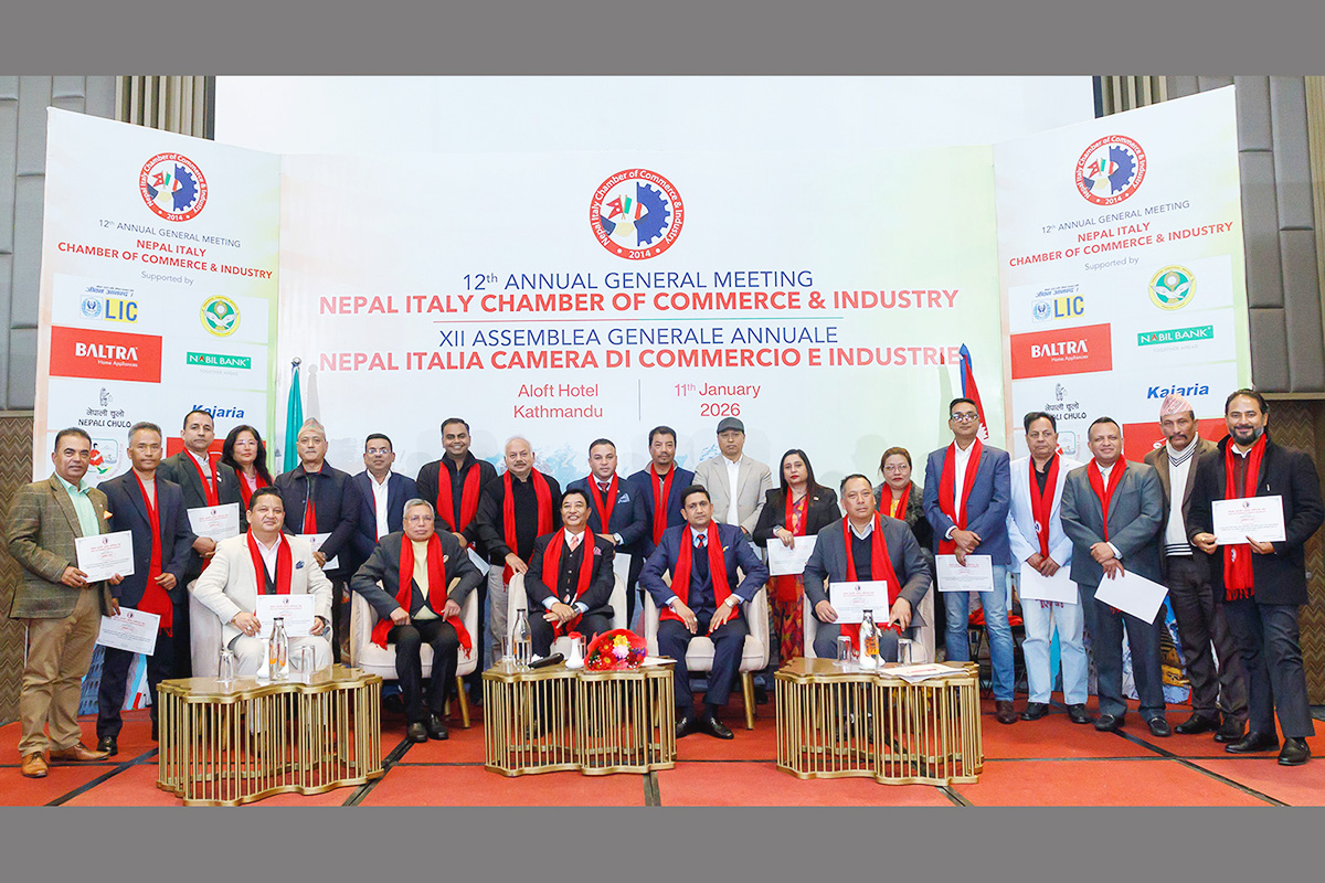 Nepal Italy Chamber of Commerce and Industry holds 12th AGM