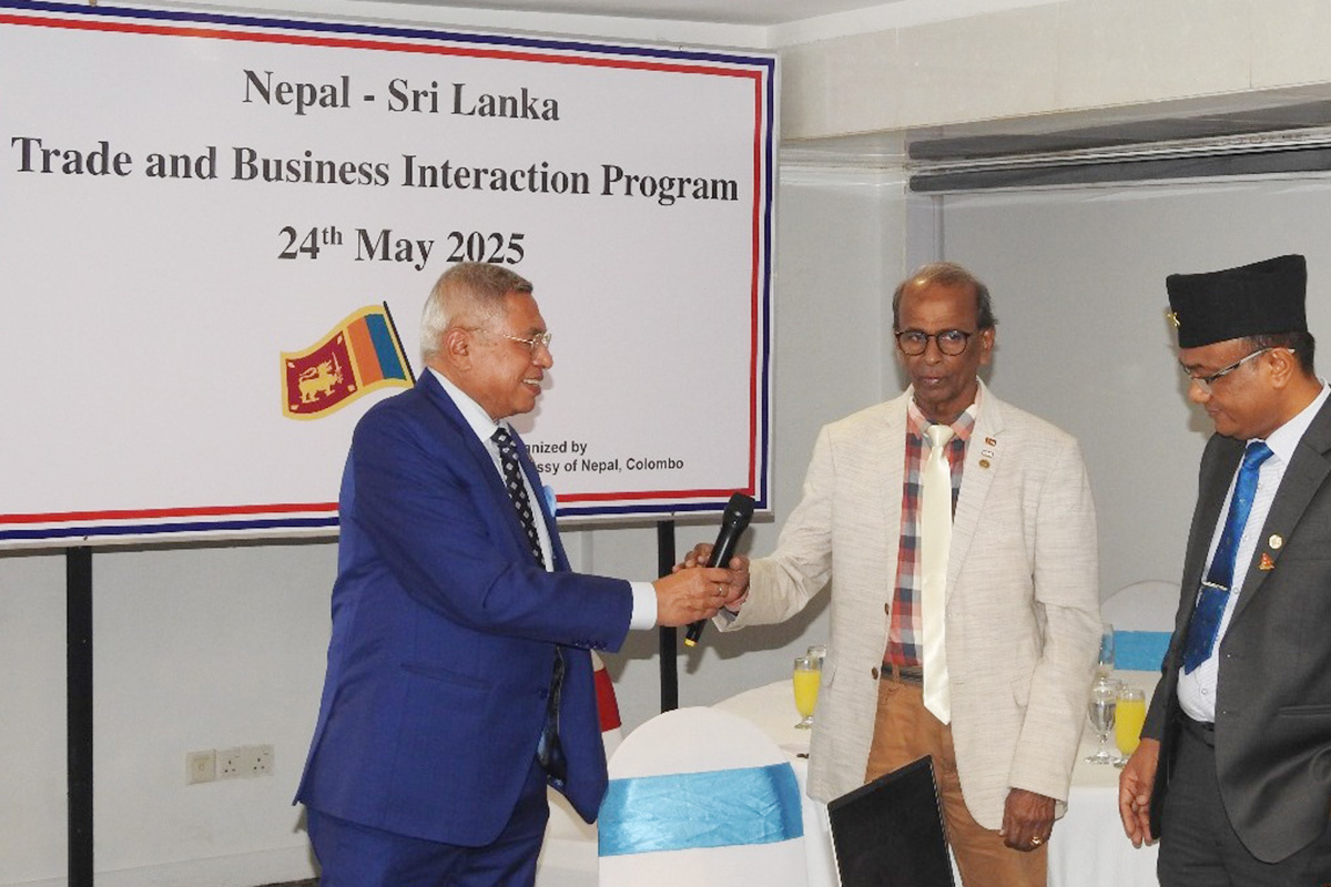 NCC President Agrawal urges Sri Lankan businesspeople to invest in Nepal