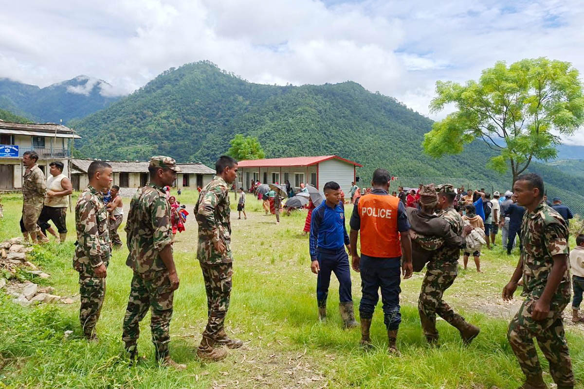Nepali Army rescues more than 300 after landslide in Jajarkot