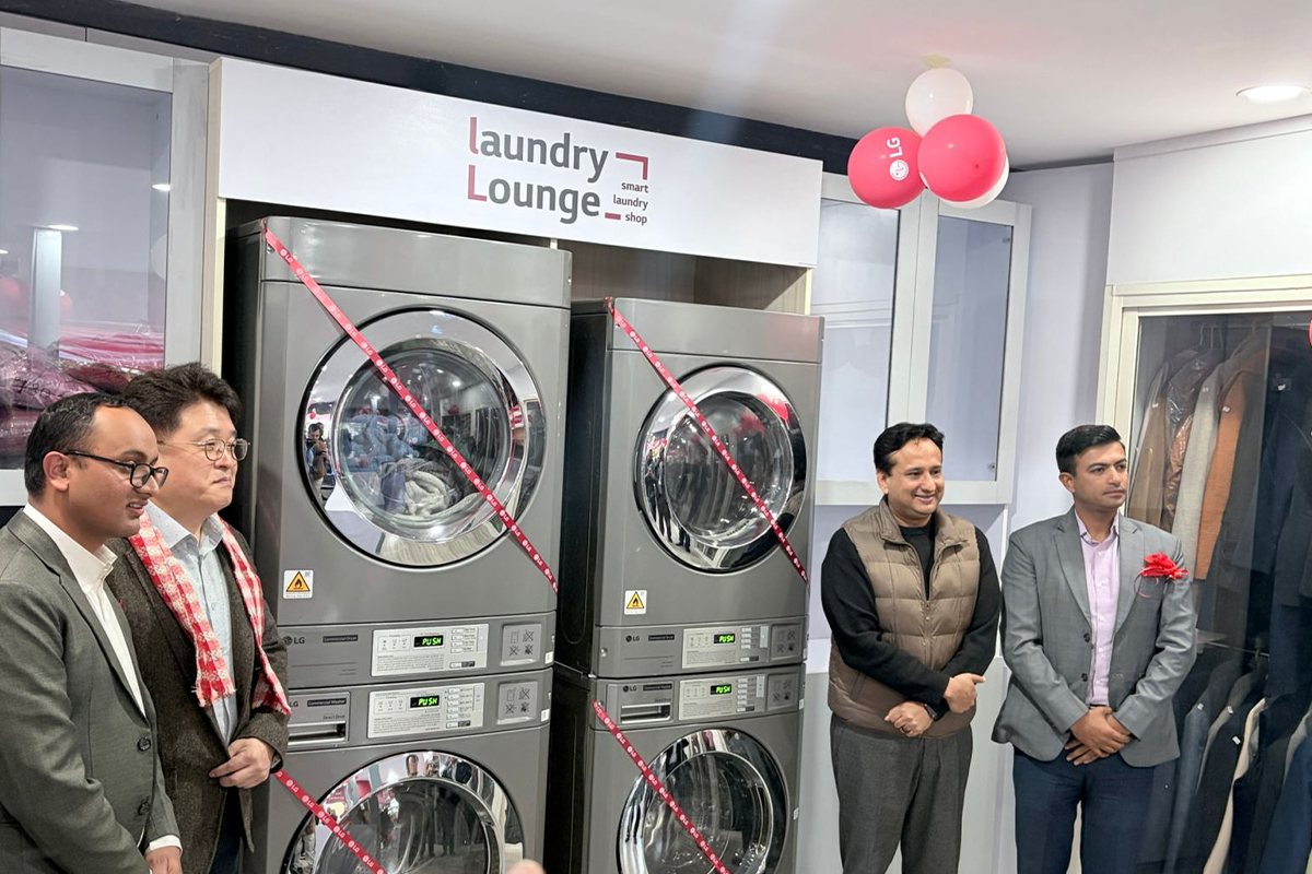 Nepal’s First LG-Powered Laundry Lounge Launched by CG Electronics and Classy Clean in Kathmandu