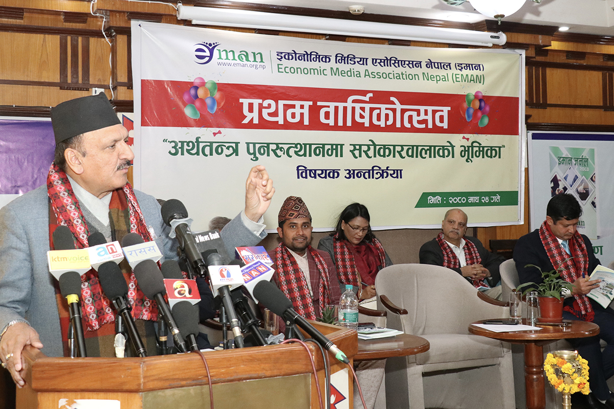 Economy returning to normal: Finance Minister Mahat
