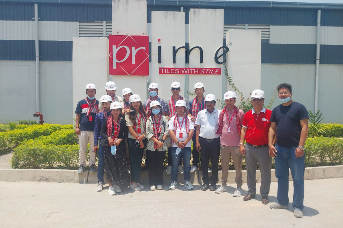 Prime Ceramics hosts exclusive factory visit for Prime Tile dealers