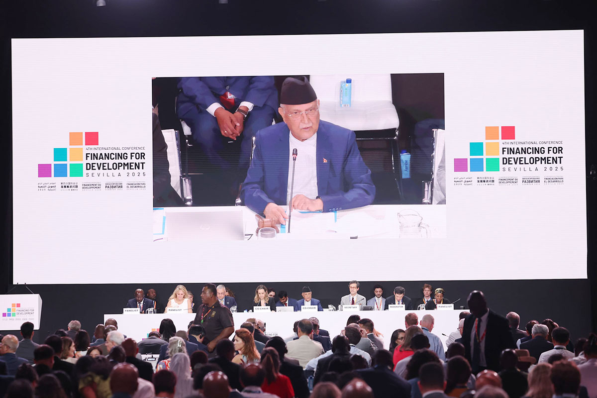 Fragmentation of development aid dilutes its impact, says PM Oli