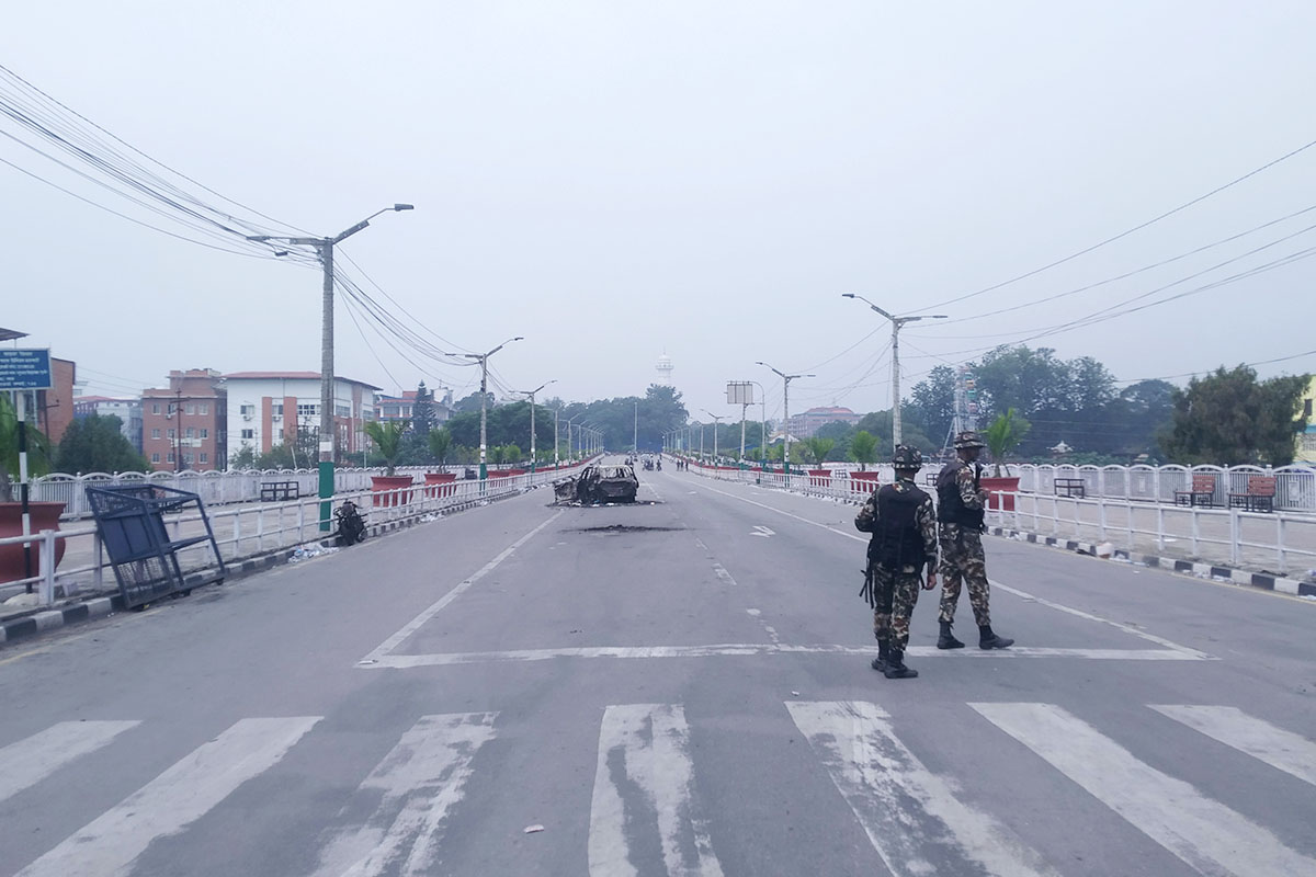 Nepali Army thanks public, imposes prohibitory order until 5 pm, curfew until 6 am next day