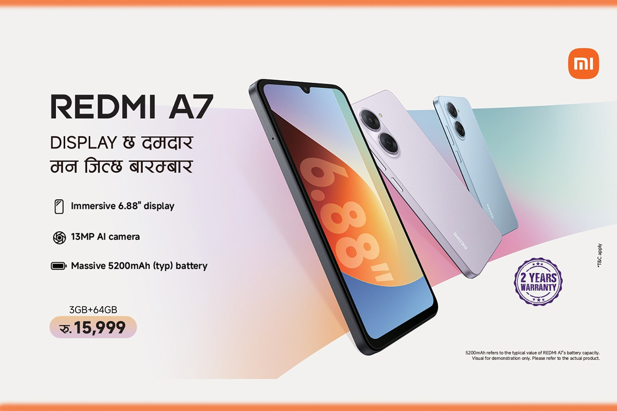 Xiaomi launches entry-level REDMI A7 in Nepali market