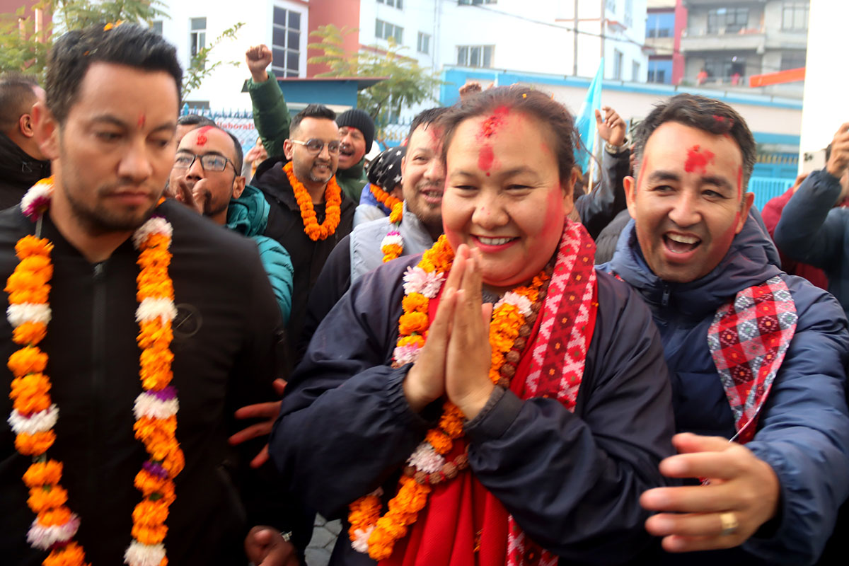RSP candidate Rojina Shrestha elected KMC-16 ward chair