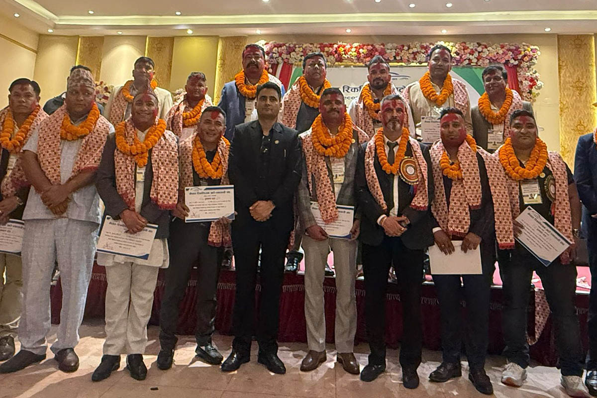 Lamichhane elected president of Nepal Recondition Auto Byabasayi Sangh