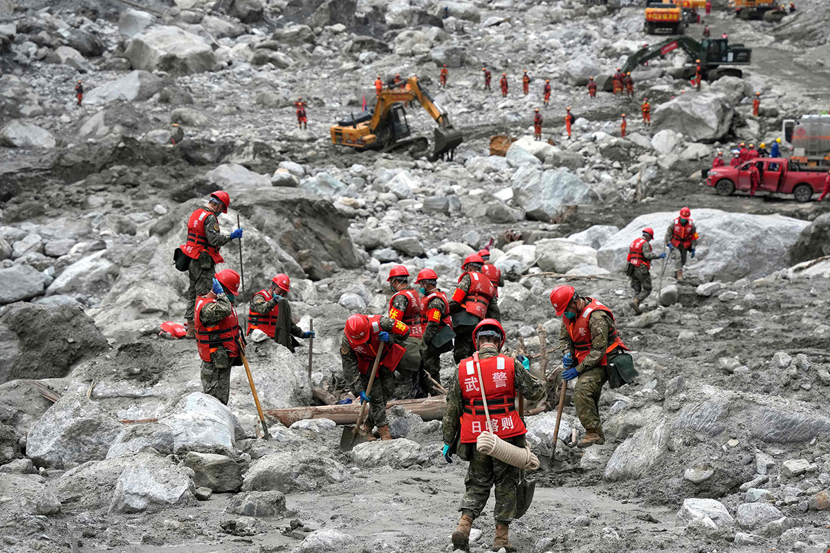 31 dead, 531 missing after mudslide hits border port in China's Xizang