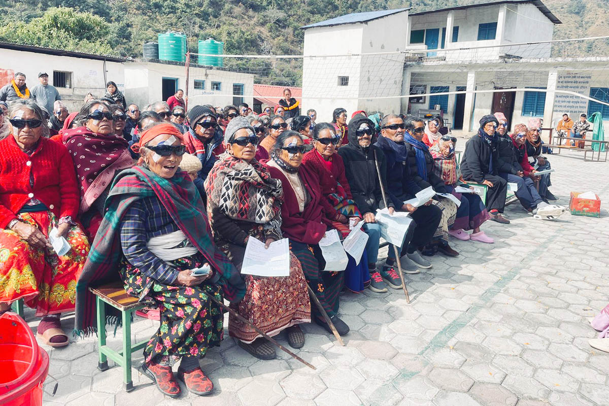 59 people regain sight after Rotary's free eye camp in Makawanpur