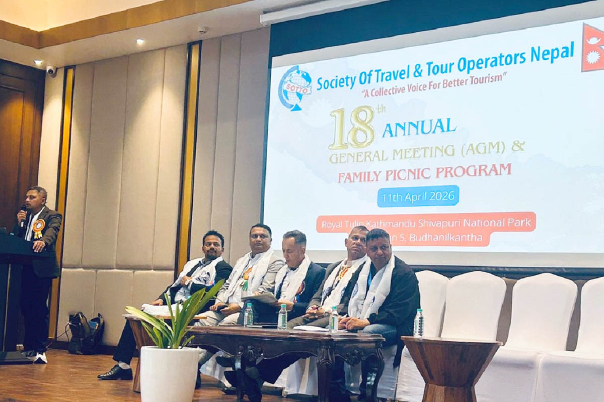 At SOTTO's 18th AGM, entrepreneurs urge govt not to change tourism policy on a whim