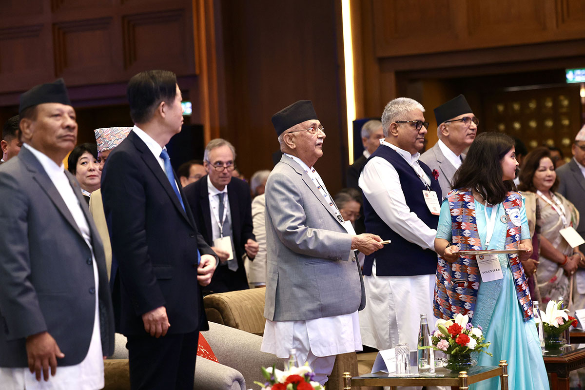 PM Oli inaugurates Sagarmatha Sambaad