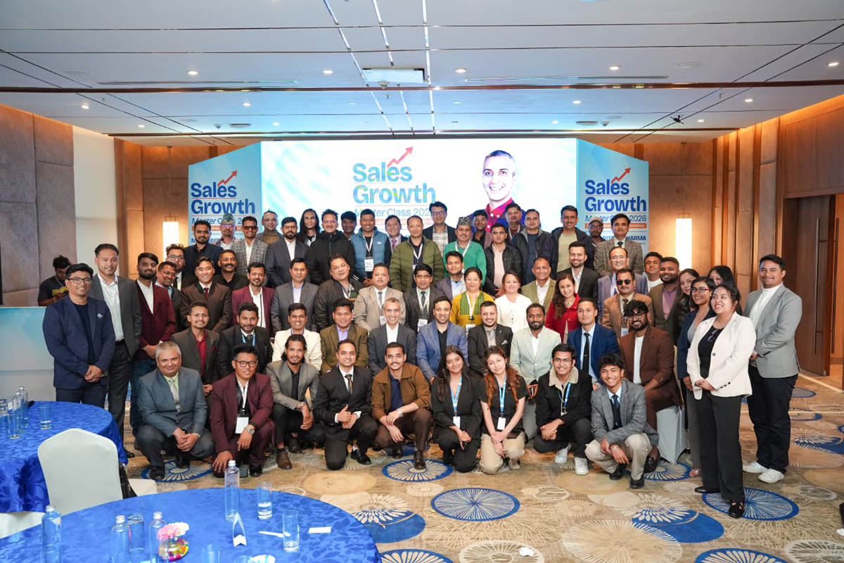 Two-day sales growth masterclass on AI held in Kathmandu