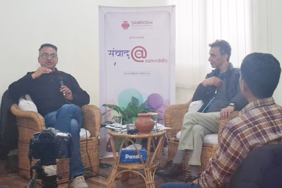 Samriddhi Foundation hosts Sambad@Samriddhi with Sudheer Sharma
