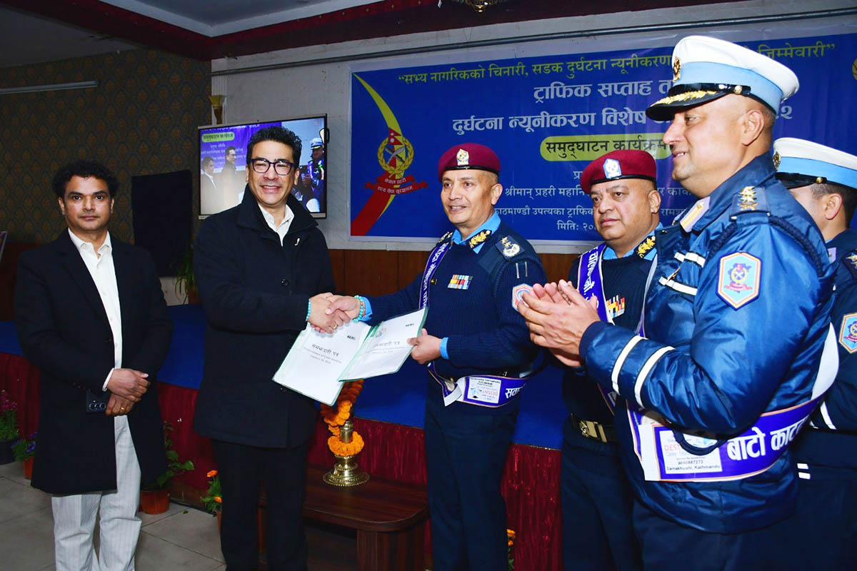 NAIMA signs MoU with KVTPO to train over 1,600 traffic police in Kathmandu Valley