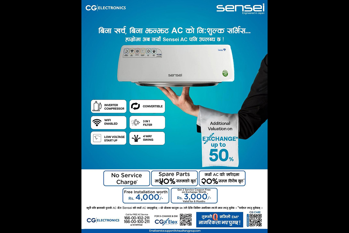 Sensei launches limited-time air-conditioner service and exchange campaign across Nepal