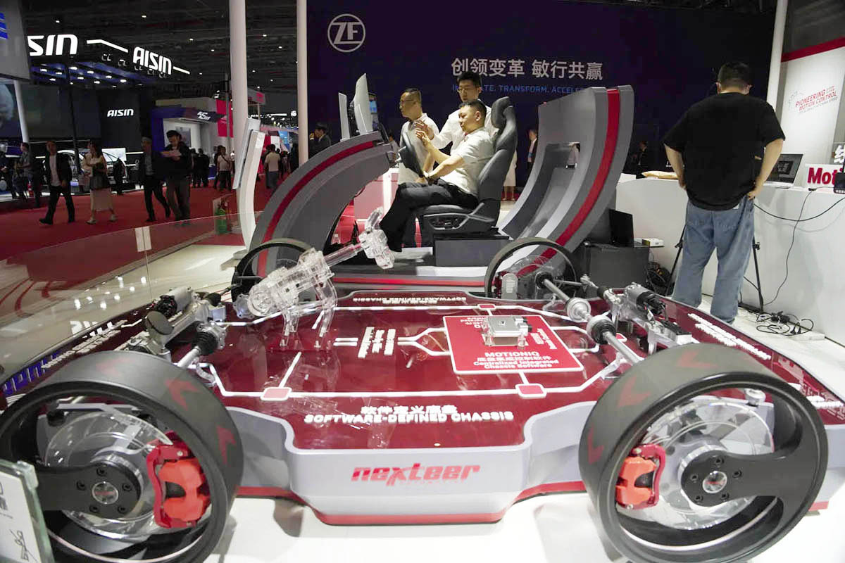 Automakers focus on global market, chide the US over tariffs at Shanghai’s auto show