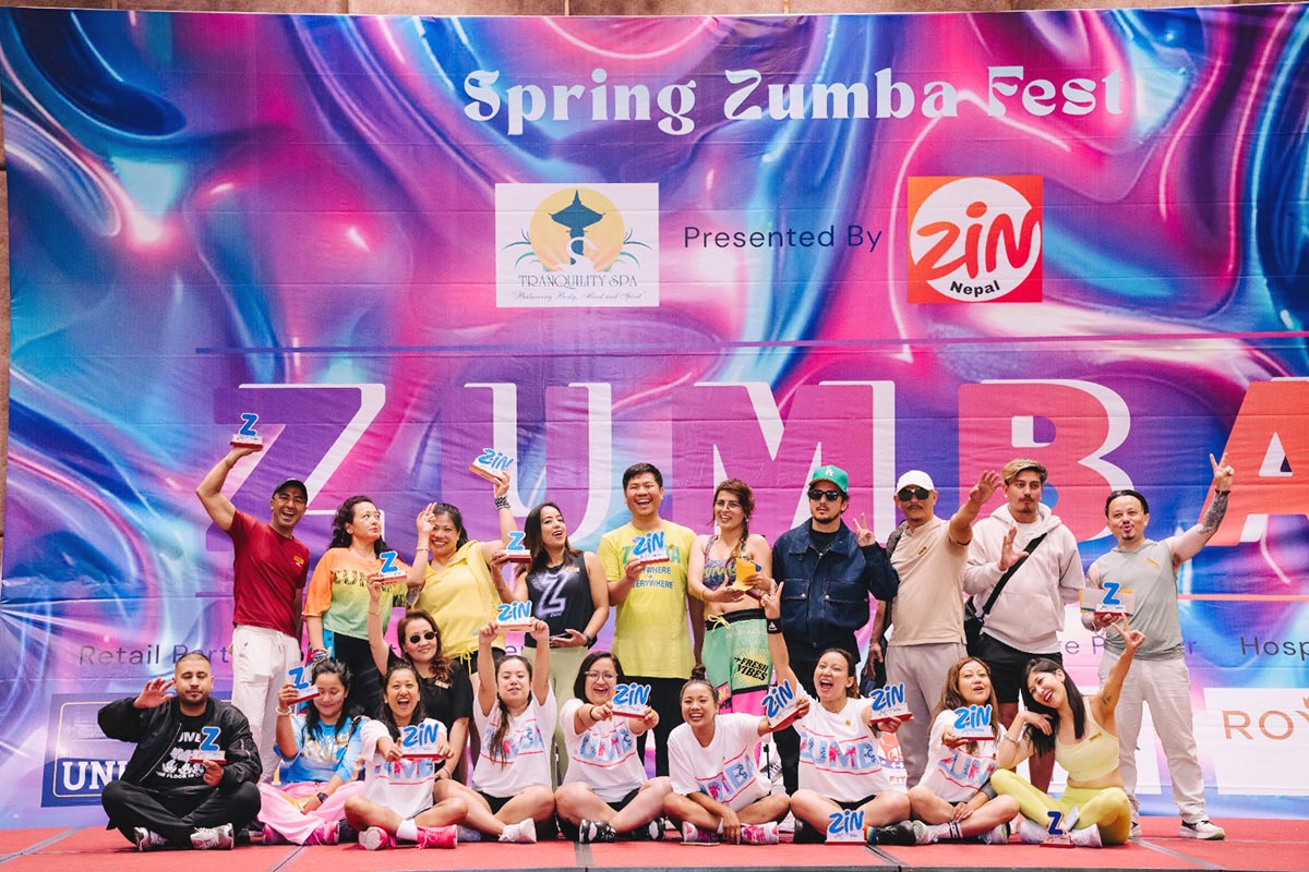 Tranquility Spa, ZIN Nepal host Spring Zumba Fest at Royal Tulip Kathmandu
