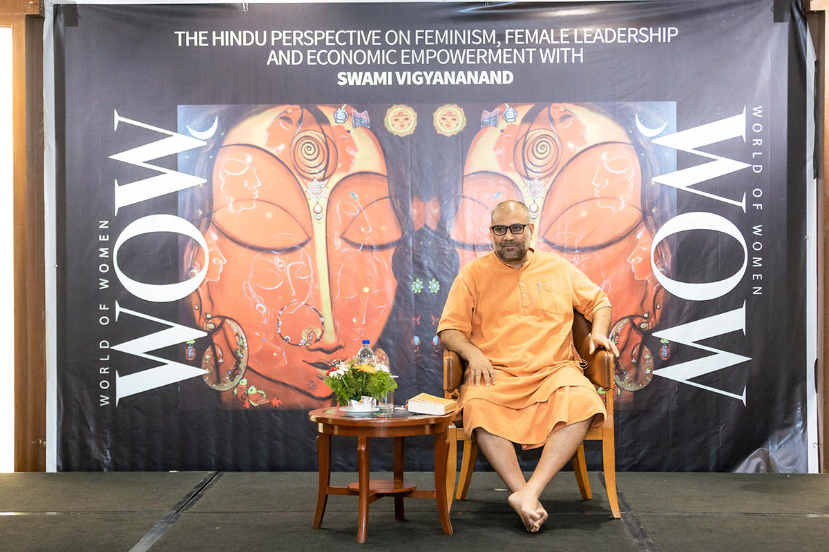 WOW Magazine hosts Swami Vigyananand on feminism and female leadership