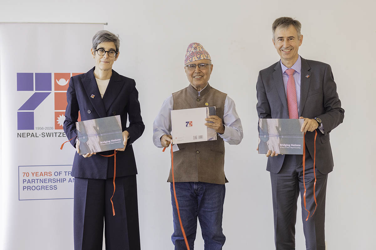 Swiss embassy in Kathmandu unveils photobook marking 70 years of Swiss-Nepal friendship