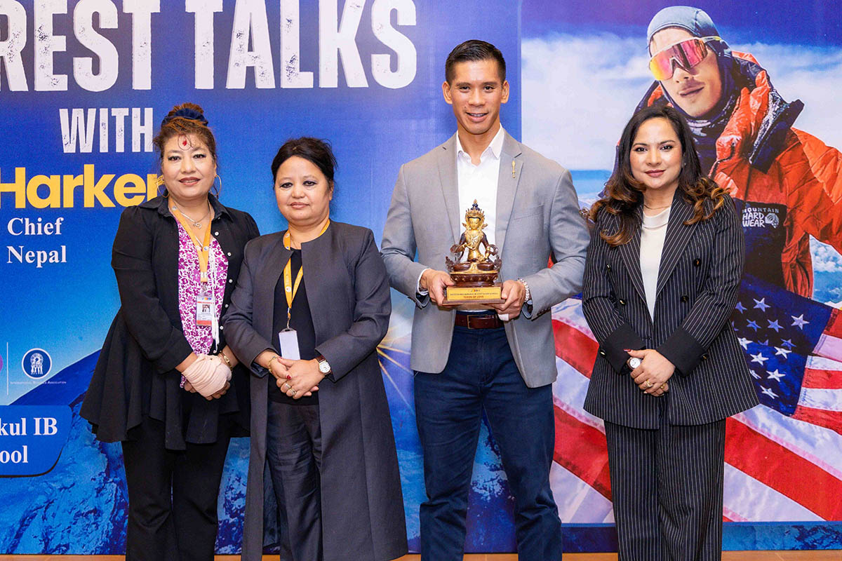 Swostishree Gurukul hosts US diplomat Mike Harker for 'Everest talks'