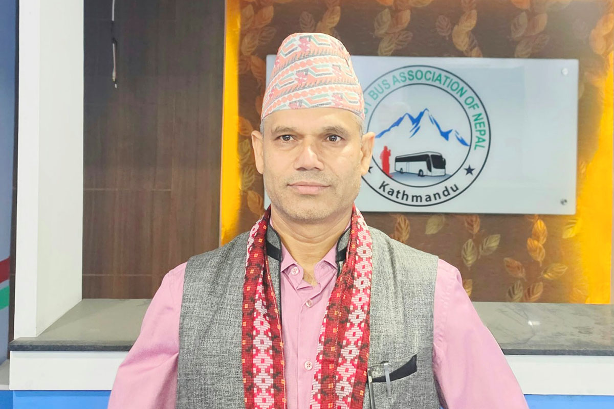 Kafle elected president of Tourist Bus Association of Nepal