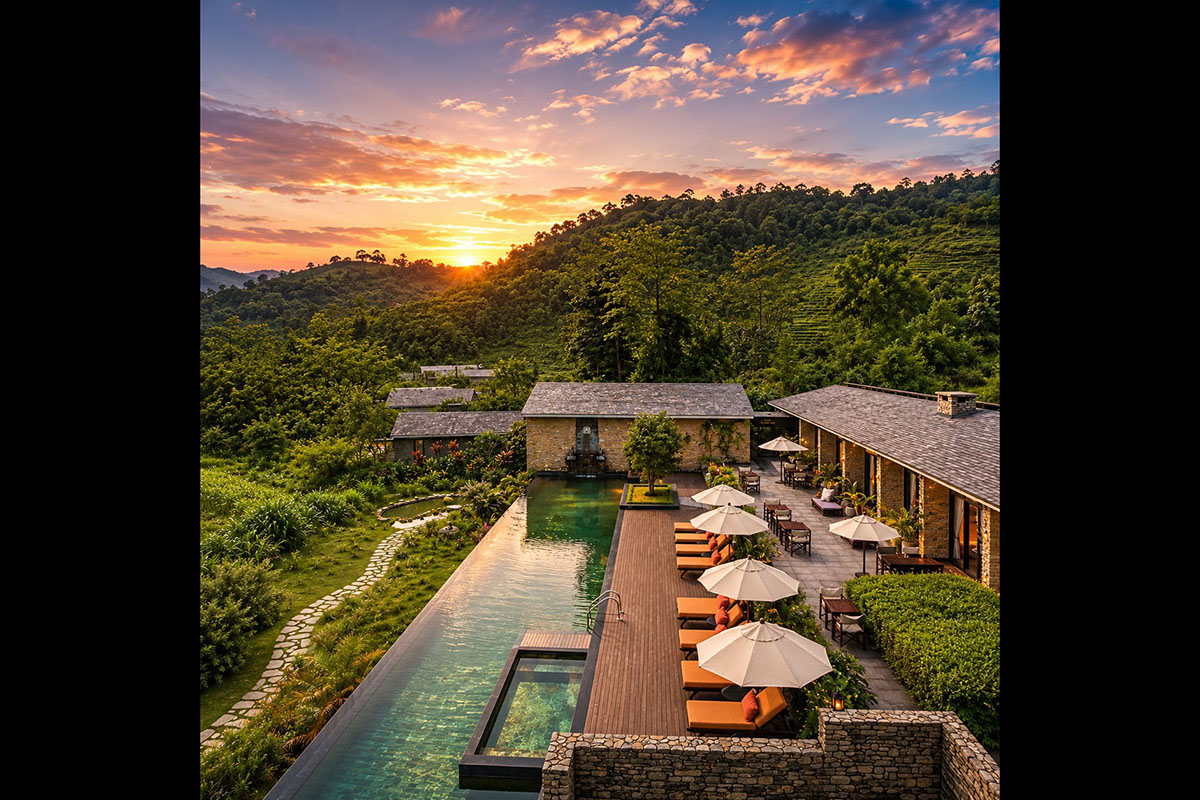 Pokhara's The Pavilions Himalayas eco-resort ranks among Asia's top hotels