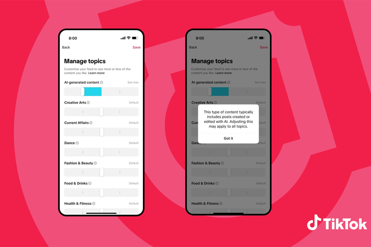 TikTok announces updates to control AI‑generated content