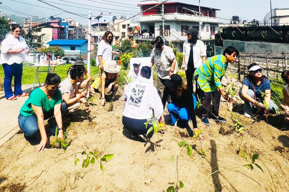Zonta Club Kathmandu organises tree plantation programme in Lalitpur