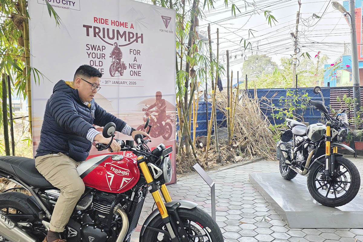 Triumph Motorcycle Nepal opens exchange camp in Dharan