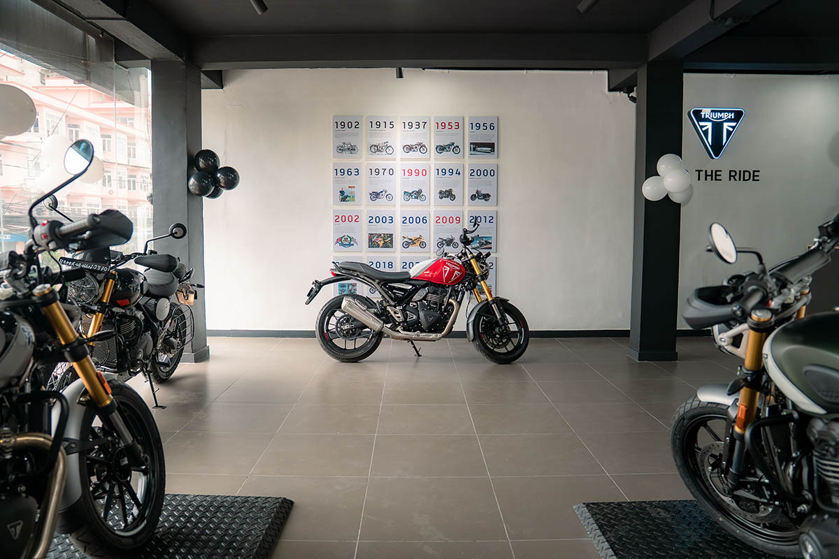 Triumph, KTM open joint multi-brand showroom in Lalitpur
