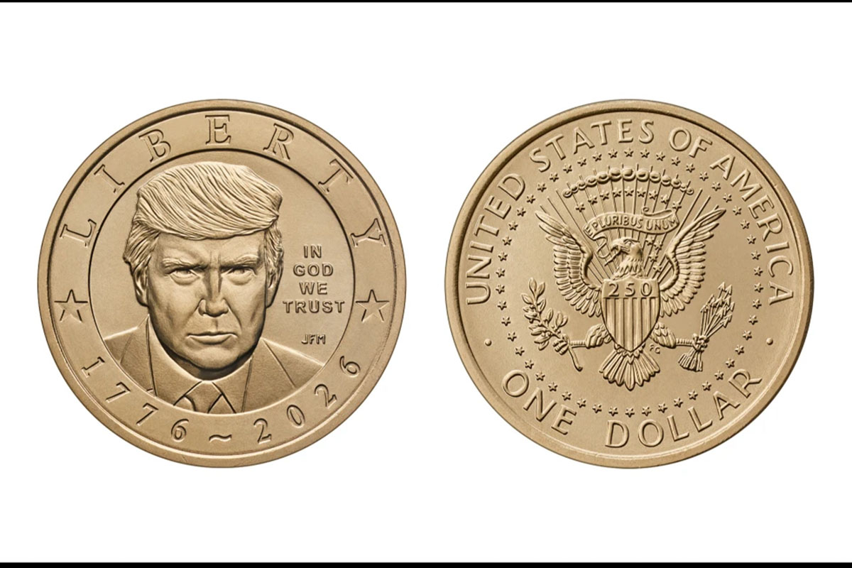 Heads or tails? $1 coin with Trump’s face and gold finish goes on sale
