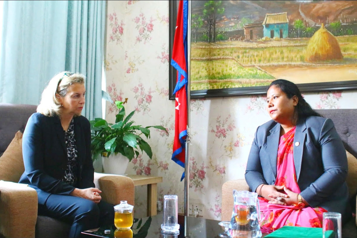WWF Nepal, WWF-US reps meet Minister Chaudhary to discuss flood damage, human-wildlife conflict