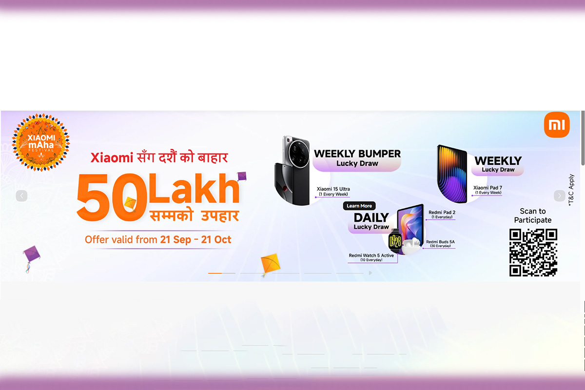 Xiaomi launches Grand Dashain Scheme offering prizes worth Rs 5 million