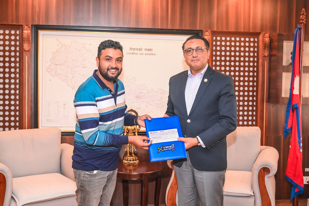 Xtreme Energy Drink hands over Rs 10m to Prime Minister Disaster Relief Fund