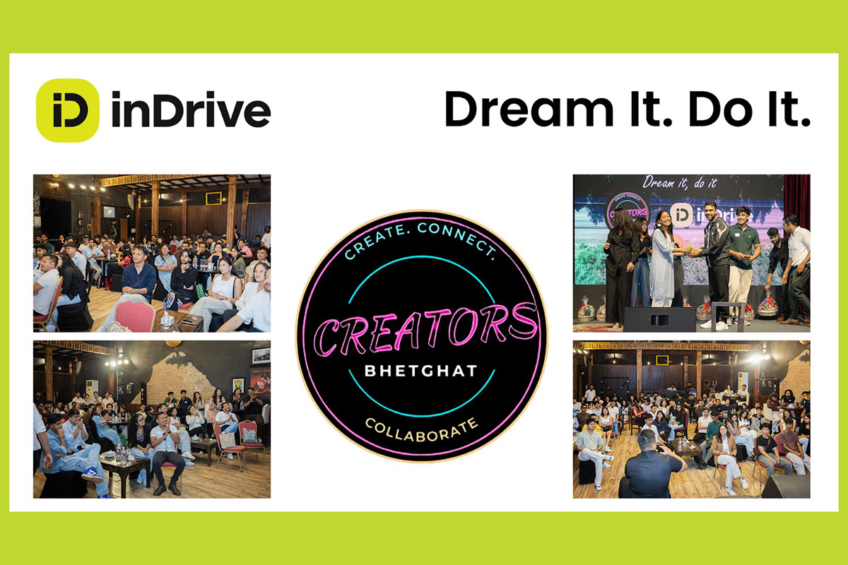 inDrive Nepal pledges seed funding for 6 dream content ideas at 'Creators Bhetghat'