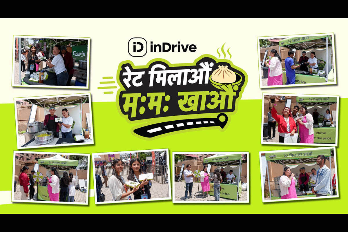 inDrive runs three-day 'Rate Milaaun, Momo Khaaun' activation in Kathmandu