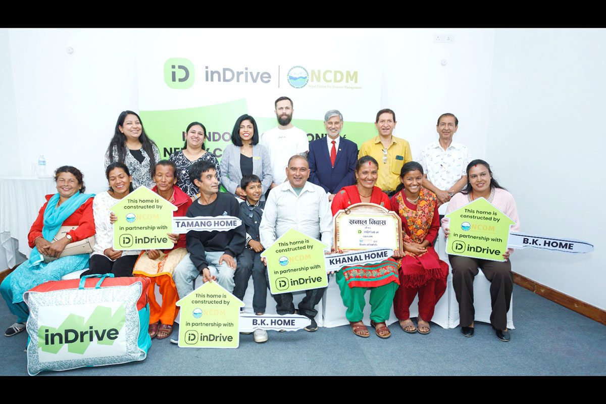 inDrive hands over keys to new homes for flood, landslide survivors in Nepal