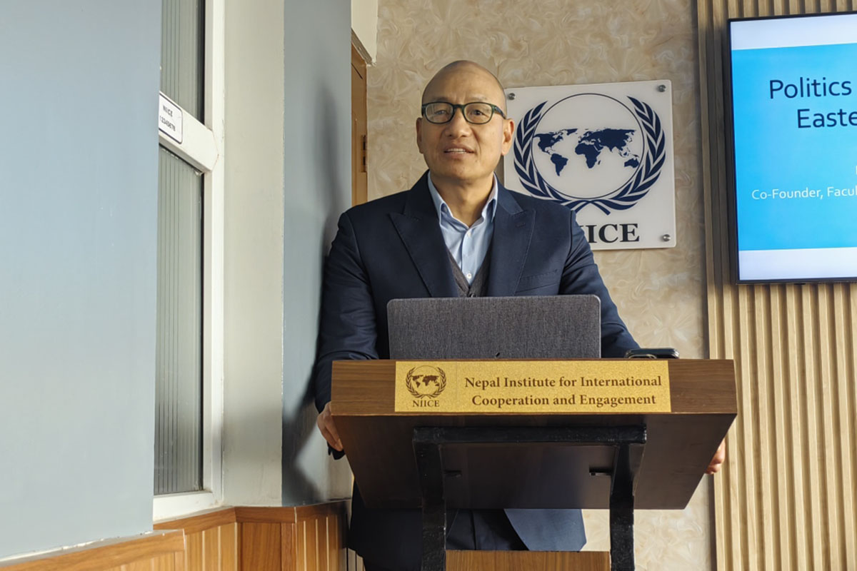 NIICE hosts talk on politics of ecologies in eastern hills of Nepal