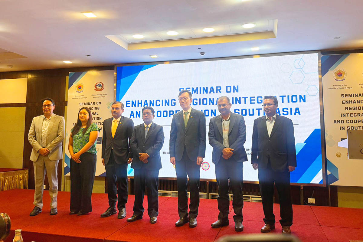 MoFA, ROK embassy hold seminar on South Asian regional integration in Kathmandu
